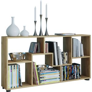 VCM Houten dressoir Plank Ruimteverdeler Staande plank Decoratieve opslag Ladekast Pintal Houten dressoir Plank Ruimteverdeler Staande plank Decoratieve opslag Ladekast Pintal