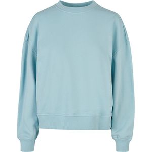 Ladies Oversized Crewneck Sweater met ronde hals Ocean Blue - 4XL