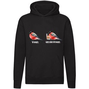 Geluksvogel Whiskey Hoodie - whiskey- goudvink- vogel - unisex - trui