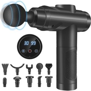 Massagepistool met 30 snelheden en LCD-touchscreen - Stil handmassageapparaat voor spieren en ontspanning