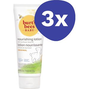 Burt's Bees Baby Bee Nourishing Lotion (bodylotion) (3x 170gr)