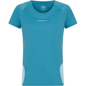 La Sportiva Compass Korte Mouwen T-shirt Blauw M Vrouw