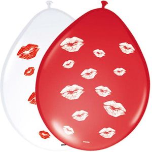 Folat - Ballonnen Lippen 8 stuks