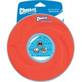 Chuckit! Zipflight - Honden frisbee - Hondenspeelgoed - Drijvend - ø 21 cm - M - Oranje