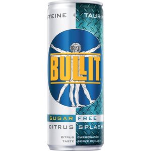 Bullit - Sugarfree citrus - sleekcan - 12x25 cl - NL