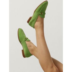 Unisa Daneri Loafers - Instappers - Dames - Groen - Maat 36