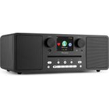 DAB radio met Bluetooth - Audizio Naples - internetradio - DAB radio met CD-speler - FM - hout/zwart