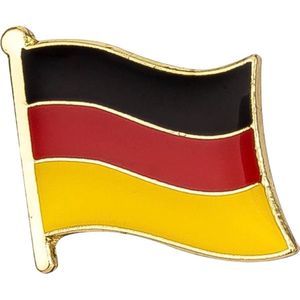 Duitse Duitsland Bundesrepublik Deutschland Vlag Emaille Pin 1.6 cm / 1.8 cm / Zwart Rood Geel