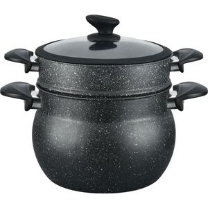 Cheffinger Couscous Pan - 8 Liter - Stoompan - Couscoussière - Inductie - Couscouspan