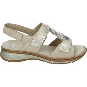 Ara 1229002 - Platte sandalenDames Sandalen - Kleur: Wit/beige - Maat: 41