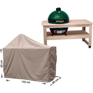 Raffles Covers Big Green Egg / Kamado hoes - 152 x 80 H: 140 cm - RBGE152 - Waterdicht | Solution Dyed | UV-bestendig | Elastisch trekkoord | Airvents - Big Green Egg / Kamado Accesoires - BBQ + Tafel