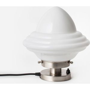 Art Deco Trade - Tafellamp Acorn Medium 20's Matnikkel