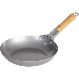 Cookinglife Koekenpan Voccelli - Plaatstaal - ø 24 cm - Zonder anti-aanbaklaag