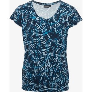 TwoDay dames T-shirt met print blauw - Maat 3XL