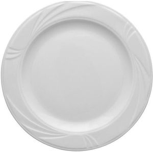 Lubiana Arcadia hotelporselein 6 plat bord 19 cm