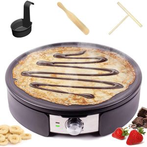 ApexArte® Pancake Maker - Pannenkoekenpan - Zwart
