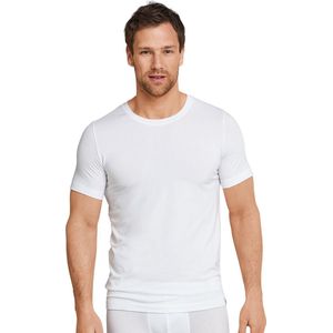 SCHIESSER Long Life Soft T-shirt (1-pack) - heren shirt korte mouwen wit - Maat: XL