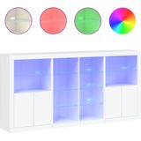 vidaXL-Dressoir-met-LED-verlichting-202x37x100-cm-wit