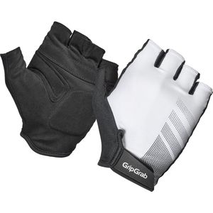 GripGrab - Ride RC Lite Korte Vinger Zomer Fietshandschoenen met Padding - Wit - Unisex - Maat S