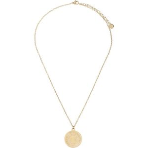 The Jewellery Club - Mandy necklace - Ketting - Dames ketting - Munt ketting - Stainless steel - Goud - 40 cm