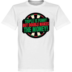 Double Makes The Money Darts T-Shirt - XS