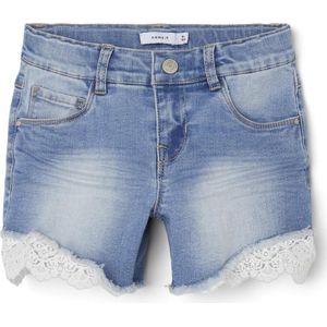 NAME IT NKFSALLI SLIM DNM SHORTS 5372-HA NOOS Meisjes Broek - Maat 170