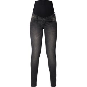 Supermom Jeans Skinny Washed black Zwangerschap - Maat 29