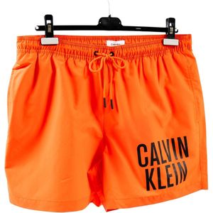 Calvin Klein Medium Drawstring Heren Zwembroek - Bright Vermillion - Maat XL