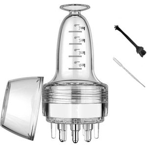 Hoofdhuid Applicator - 1 stuk met 1 pipet en 1 kwast