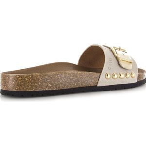 DWRS - JAVA leren slippers beige