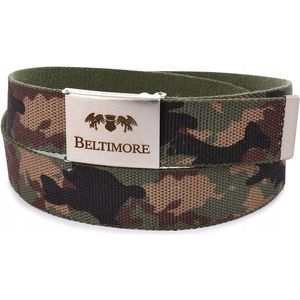 Beltimore heren broekriem WEBBING militair