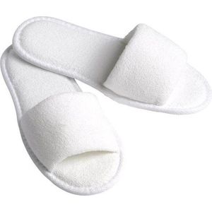 'AtWork' Badslippers Sauna-Hotel slippers (Open teen) - One size; maat 37-42