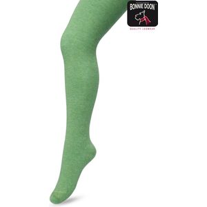 Bonnie Doon Biologisch Katoenen Maillot Meisjes Licht Groen maat 128/134 - Kinder Maillot - OEKO-TEX gecertificeerd - Bio Cotton Tights - Duurzaam Huidvriendelijk Katoen - Fijne pasvorm - Gladde Naden - Gemeleerd - Loden Frost Melee - BP053900.143