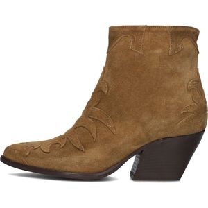 Notre-V Ar196 Enkellaarsjes - Enkelboots met rits - Dames - Bruin - Maat 42