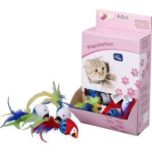 Ebi - Speelgoed Voor Dieren - Kat - Shortplush Plastic Ball 4cm - 1st