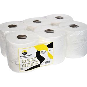 Poetspapier - 6 Stuks - 2-laags Snel Absorberend en Stevig - Voor Schoonmaak en Handdrogen
