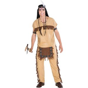 dressforfun - herenkostuum indiaan Black Hawk XXL - verkleedkleding kostuum halloween verkleden feestkleding carnavalskleding carnaval feestkledij partykleding - 300608