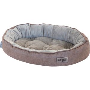 Rogz Cuddle Oval Podz Bruin - Kattenmand - 48 x 35 x 8 cm