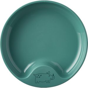 Mepal Mio oefenbord – Magnetronbestendig – Met greep – Kinderservies – Deep turquoise