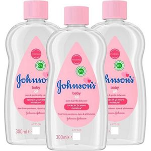 Johnson's  Baby Olie  3 x  Normaal 300ml- Voordeelverpakking