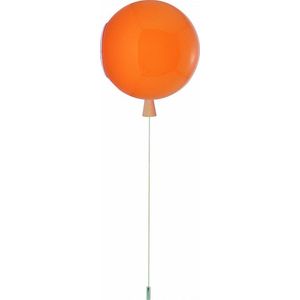 Wandlamp Ballonlamp Oranje Middelgroot inclusief 4W LED lamp - Funnylights