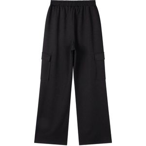 Refined Department Broek Yuma Ladies Knitted Cargo Pants R2408124502 999 Black Dames Maat - L