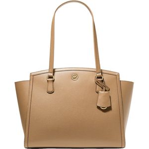 Bruin Tinten Lg Tz Tote Shoppers Dames - Cognac - Maat ONESIZE