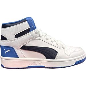 Puma - Rebound layup SL - Sneakers - kinderen - Blauw/Wit - Maat 35.5