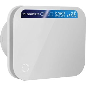 Afzuigkap TREND 100 SWM voor Badkamer en Keuken - Wit Opaak - Diameter 100mm - Stil 33dB