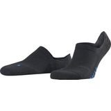 FALKE Cool Kick anatomische pluche zool functioneel garen footies unisex zwart - Maat 35-36