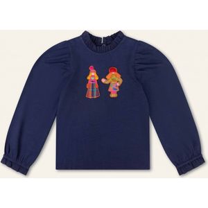 Oilily - Theatre l.sl. T-shirt - Blauw - 122/7yr