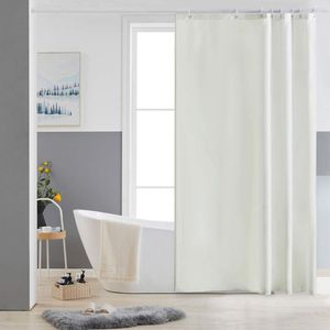 Beige Douchegordijn - Antischimmel - Waterdicht - 1 Stuk - Polyester - 120x180cm