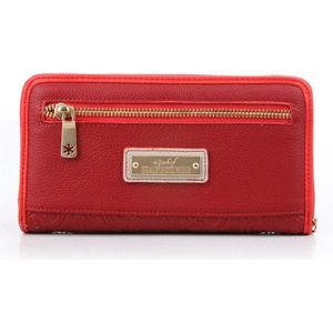 A Spark Of Happiness | wallet L rood effen | portemonnee rood, cherry, effen | Dames, vrouwen | MI2023