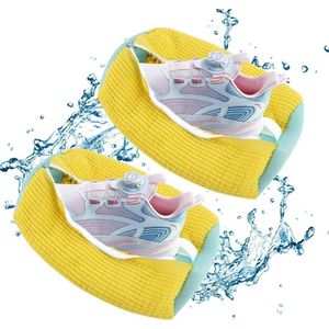 Schoenenzak voor wasmachine - herbruikbare waszak met ritssluiting - schoenwaszak - schoenen waszak